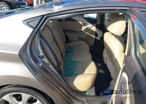 2012 Hyundai Elantra Limited from USA, damaged, VIN 5NPDH4AE6CH100509